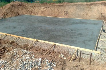 Подготовка основания под плиты фундамента Подготовка основания под плиты фундамента