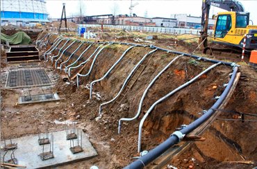 Дренажи с подведением к зданиям